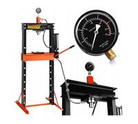 KD5875 Prensa Hidráulica 20T Prensa De Taller Con Manómetro Y Émbolo Ajustable