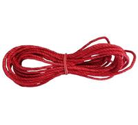 KD89 - Cuerda de comtoise, retorcida parafinada, para peso de hasta 5 kg - Rojo longitud 5 m, rojo