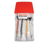 KD89 Destornillador de precisión para relojero fabricado con aluminio y puntas de acero inoxidable - Hecho en Suiza - Horotec MSA01.020 (01.020-F)