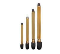 KD89 Horotec MSA02.026 - Juego de 4 mandriles de reloj/joyero de latón con cabeza cuadrada