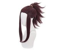 KDA Akali Cosplay Wig The Rogue Assassin Halloween Costume Heat Resistant Synthetic Hair Wigs + Wig Cap