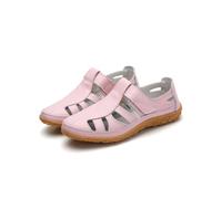 KDAKSA Women's Casual Boho Sandals,Arch Support Orthopedic Shoes Closed Toe Summer Walking Slippers (Pink,39)