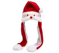 KDAMGOQE Sombrero con orejas en movimiento, sombrero de oreja en movimiento Fluffy gratis navidad lindo dibujo lúe