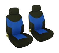 Kdbcet Fundas Universales para Asientos Coche para Nissan para Sunny para Maxim para Primera P12 para Micra para Almera Funda De Asiento(Azul,4-Piece Set)