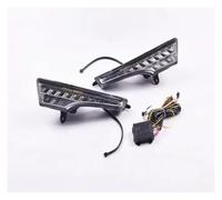 Kdbcet Luz Antiniebla Luces Circulación Diurna DRL 12V Para Coche Cubierta Luz Antiniebla Faro Para Nissan Para Teana Para Altima 2013-2016 Faro Trabajo Ligero(White Yellow Blue)