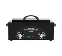 KDbinytt Esterilizador para instrumentos, esterilizador en autoclave, calentador de alta temperatura de 300 W, cámara de acero inoxidable de 1,5 L, temporizador de 122 - 428 °F y 0 - 60 min, con