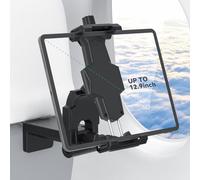 KDD Soporte para Tableta de Avión Soporte,Soporte Ajustable para iPad y teléfono con Rotación de 360 Grados,Soporte para Tablet de Viaje,Apto para Mesa de Avion,Viajes, Oficina,Coche,Cocina