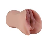 KDDFN Masturbador Masculino Boca de Bolsillo,Juguetes sexuales para Hombres Realistic masturbador Man Pussy large, clitoris anal Sex Toys, 1.0 unidad