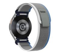 KDEGK Para Samsung Galaxy Watch 7 6 5 4 44mm 40mm/FE/5 Pro 45mm Correa de nailon pulsera Watch6 Correa clásica 47mm 43mm(Gray blue,Watch6 44mm)