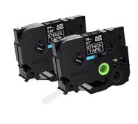 KDFCVUX Paquete de 5 Cintas de Plantilla compatibles con STE-141 SET-151 STE-161 18mm 24mm 36mm Cinta de Transferencia térmica Fabricante de Etiquetas(36mm STE-161)