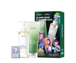 KDH ANUA GLASS SKIN CLEANSE Duo (aceite limpiador de 200 ml + espuma de quercetinol 150 ml)