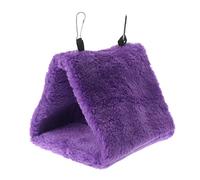 kdjsic Mascota Loro Hamaca pájaro Cama Colgante casa Felpa Invierno cálido Jaula Nido Tienda