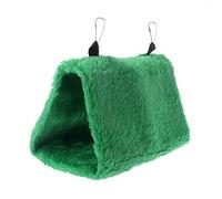 kdjsic Mascota Loro Hamaca pájaro Cama Colgante casa Felpa Invierno cálido Jaula Nido Tienda