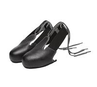 Kdjuope 1 Par Toe Cubiertas Zapato Protectoras PU Correa Ajustable Antideslizante Resistente Adecuado para Industria Trabajo Taller Manufactura