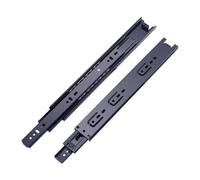 Kdjuope 2 Piezas Guías para Cajón Deslizantes Accesorio de Rieles para Muebles con Rodamientos de Bolas Instalación Simple Material Resistente Adecuado para C, 40cm