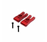 Kdjuope Brazo de Soporte Inferior para Coche RC 12212 1/12 Brazo de Control Repuesto Delantero Componente Metálico Aleación de Aluminio 6061 Anodizada Mayor, Rojo