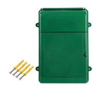Kdjuope Buzón de Pared de PP para Sobres, Periódicos, Llaves Y Avisos. Práctico Y Adecuado para Hogares Y Oficinas, VERDE