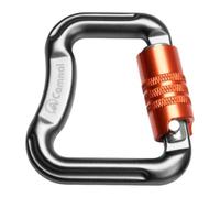 Kdjuope Mosquetón Escalada Clip Bloqueo Parapente Profesional Aluminio Compacto Seguro Adecuado para Escalada Senderismo Acampada Deportes Extremos, Gris