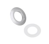 Kdjuope Placa Adaptadora para Botón de Descarga de Inodoro, Repuesto Universal, Fabricada en PP, Compatible con Accesorios, Astilla