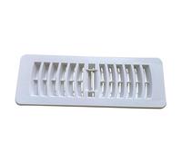 Kdjuope Rejilla de Ventilación Rectangular, Cubierta Contra El Viento, Deflector de Aire con Regulación Del Flujo de Aire, Fabricado en Material, Apt, 4 pulgadas x 12 pulgadas
