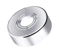 Kdjuope Tapa de Placa para Tubería, Brida Dividida de Montaje en Pared, Embellecedor, Decoración de Tapa de Tubería con Abrazadera para Tubería, Accesorio Par, 6.2x2cm