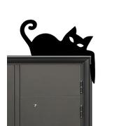 kdkskss Decoración Para Marcos De Puerta,Señal Decorativa De Madera Para Esquinas De Puerta | Arte Decorativo Con Forma De Gato Para Estantes Repisas Dormitorios Estudios Temporada Halloween