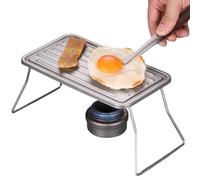 kdkskss Mesa Plegable para Barbacoa,Superficie de Cocción para - Plato de Parrilla para Cocina,para Exterior, Restaurante, Catering, Hornear, Picnic, Camping, Cocina, Mariscos, Verduras y Carnes