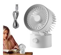 kdkskss Ventilador de viajes para dormir, ventiladores de escritorio pequeños, Ventilador de escritorio personal pequeño y tranquilo portátil, Dispositivo de enfriamiento personal, refrigerador de
