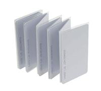 KDL Tarjetas inteligentes blancas RFID Proximidad 125KHz TK4100 / EM4100 / EM4200 Plástico PVC Tarjeta de control de acceso Solo lectura (Pack of 10)