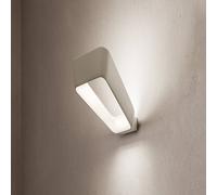 kdln Aplique de pared Frame, blanco, 23 x 20 cm, metal