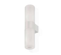 kdln aplique de pared LED Pastilla, blanco, altura 36 cm, cristal