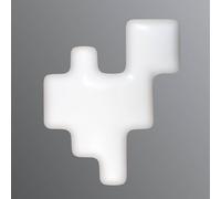 kdln aplique de pared Pixel, blanco, 51 x 42 cm