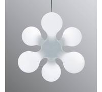 kdln Lámpara colgante Atomium, blanca, Ø 58 cm