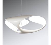 kdln Lámpara colgante LED Clover, blanca, Ø 70 cm