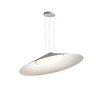 kdln Lámpara colgante LED Kate, blanca, 2700 K, Ø 90 cm, metal