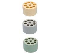 Kdouehg 3 Soportes para Tallos de Ikebana en Espiral, Soportes para Tallos en Espiral para Jarrones, Soportes para Tallos de Flores en Espiral con 9 Orificios