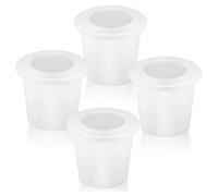 Kdouehg 4 Tapones Anillo para Orificio Sombrilla para Mesa Patio, Estabilizador Sombrilla Piscina Silicona, Inserto Orificio para Anillo Mesa Sombrilla