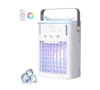 Kdouehg Acondicionados Portátiles, Mini Aire Acondicionado con Tanque de Agua de 1000 Ml, para Interiores, Oficinas y Dormitorios.