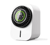 Kdouehg Aire Acondicionado Portátil, Enfriador de Aire Evaporativo Personal con Velocidades y Temporizador, Mini Aire Acondicionado con Ventilador de Refrigeración de 600 Ml