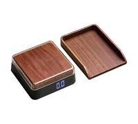 Kdouehg Báscula Electrónica de Precisión para Café y Té, Báscula de Cocina Portátil para Alimentos, Diseño Compacto con Pantalla Retroiluminada