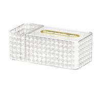 Kdouehg Caja de PañUelos de Viento de Lujo Caja de Papel Simple Sala de Estar Mesa de Centro Adornos Creativos Decoraciones Caja de Almacenamiento de Escritorio-B