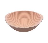 Kdouehg Cesta para Prueba de Pan, Pan Redondo de Silicona, Cesta Plegable para Hornear Masa Fermentada, para Prueba Impermeables, Rosa
