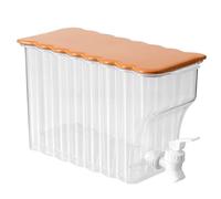 Kdouehg Hervidor de Agua Fría con Grifo, Botella de Jugo Doméstica Sellada, Refrigerador, Hervidor Frío para Té de Frutas, Té de Flores,