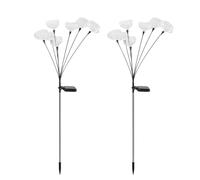 Kdouehg Solar Al Aire Libre, Luces de Medusa, Luces Solares para Caminos Al Aire Libre, Paisaje de Jardín LED, Luces de Césped Insertadas en el Suelo