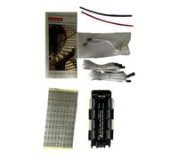 Kdouehg Tira de Luces LED con Sensor de Movimiento PIR para Escaleras, Controlador de 32 Canales para Luz de Movimiento en Interiores, Tira Flexible de 12 V/24 V.