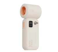 Kdouehg Ventilador de Mano Turbo Recargable: Portátil, Velocidades Ajustables, Diseño Mini de Mano para Viajes, Campamentos y Actividades Al Aire Libre