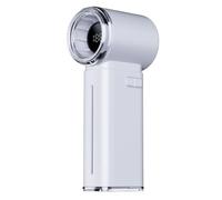 Kdouehg Ventilador Portátil de Mano con 199 Niveles de Velocidad y de Enfriamiento por Vapor Frío, Mini Ventilador Recargable por USB, Pantalla Inteligente.