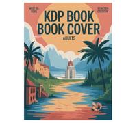 KDP Book Cover Coloring Book: 100 Pages Design Template for Adults: Create, Design, and Publish Your Own Coloring Book
