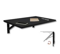 KDR Mesa plegable de pared de 60 x 40 cm, mesa plegable para montaje en pared, mesa de pared que ahorra espacio, mesa de comedor, escritorio y mesa de cocina, ideal para espacios pequeños y oficina en