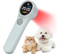Kdvioo Dispositivo de terapia láser frío para perros, 4 unidades de 980 nm, 4 unidades de 810 nm, 16 unidades de 660 nm, dispositivo de terapia de luz roja infrarroja infrarroja, dispositivo de